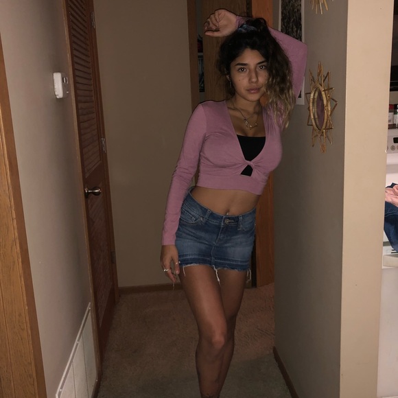 Pink long sleeve crop - Picture 5 of 5